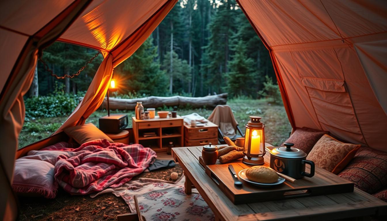 5 dicas para montar acampamento com conforto e espaço para cozinhar