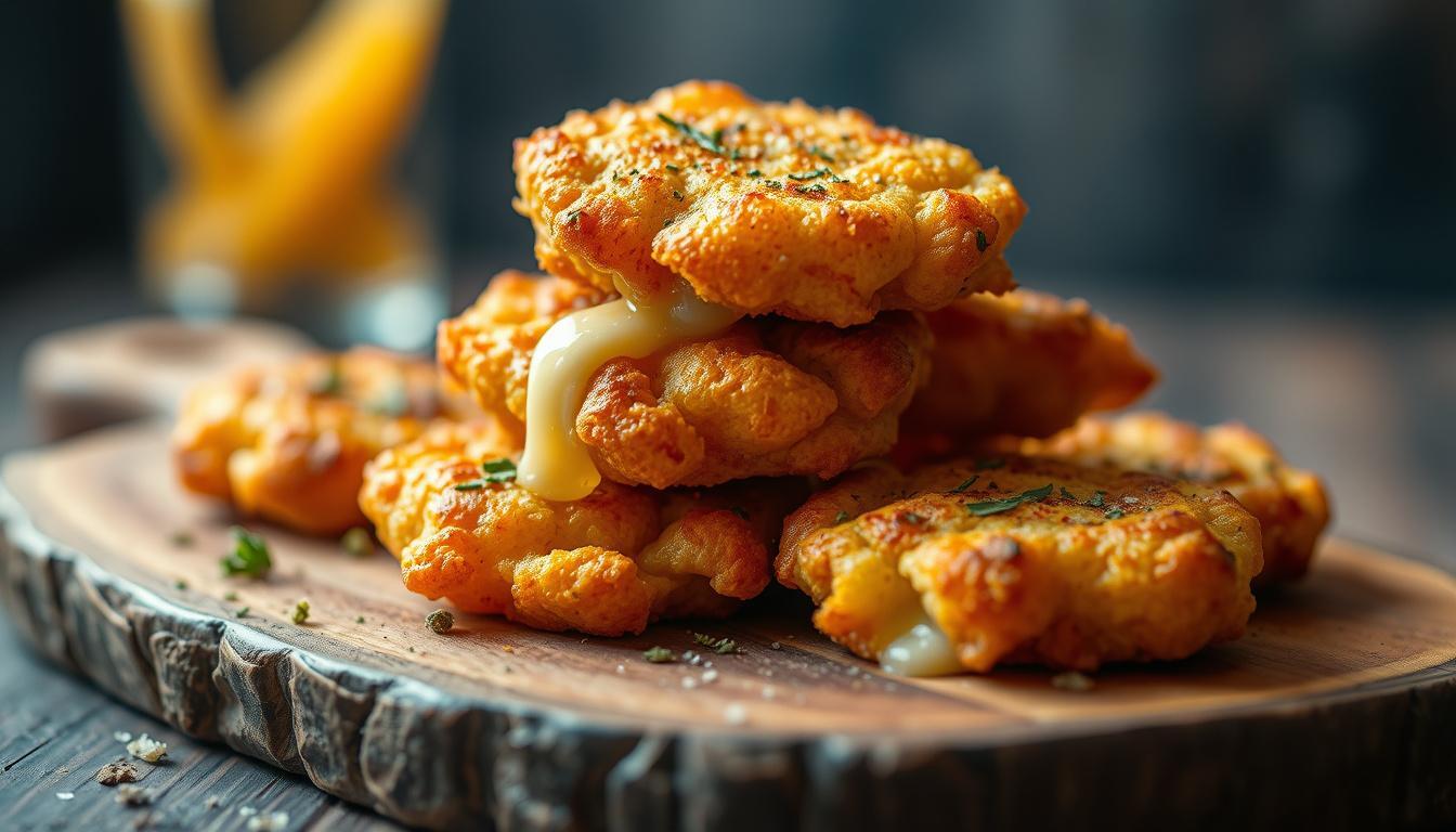 Como preparar petiscos crocantes e irresistíveis com queijo