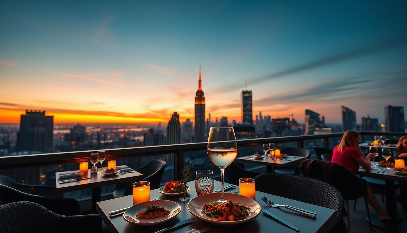 Melhores experiências gastronômicas com vista panorâmica em NYC